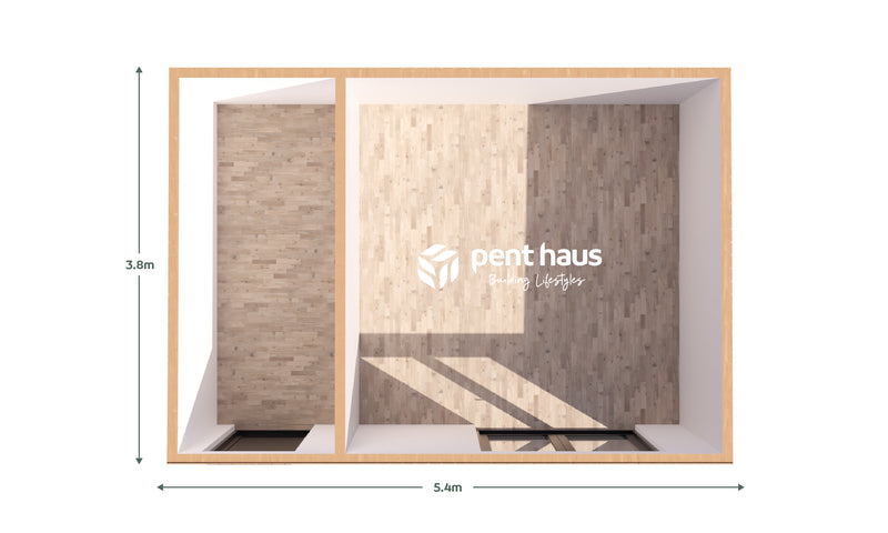 Load image into Gallery viewer, SIP 9.6X Garden Room 5.4m x 3.8m Cedar