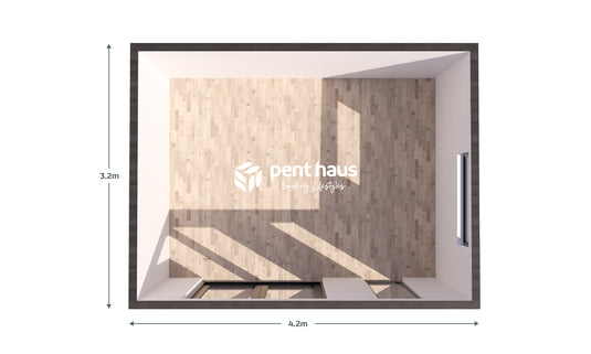 SIP 7.5X Garden Room 4.2m x 3.2m Granite